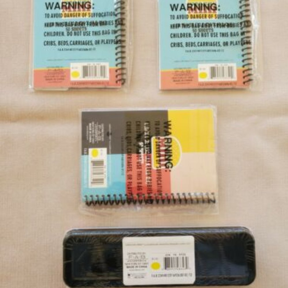 NIP New In Package Harajuku Mini For Target Lot Pencil Case & Mini Notebooks - Picture 2 of 5